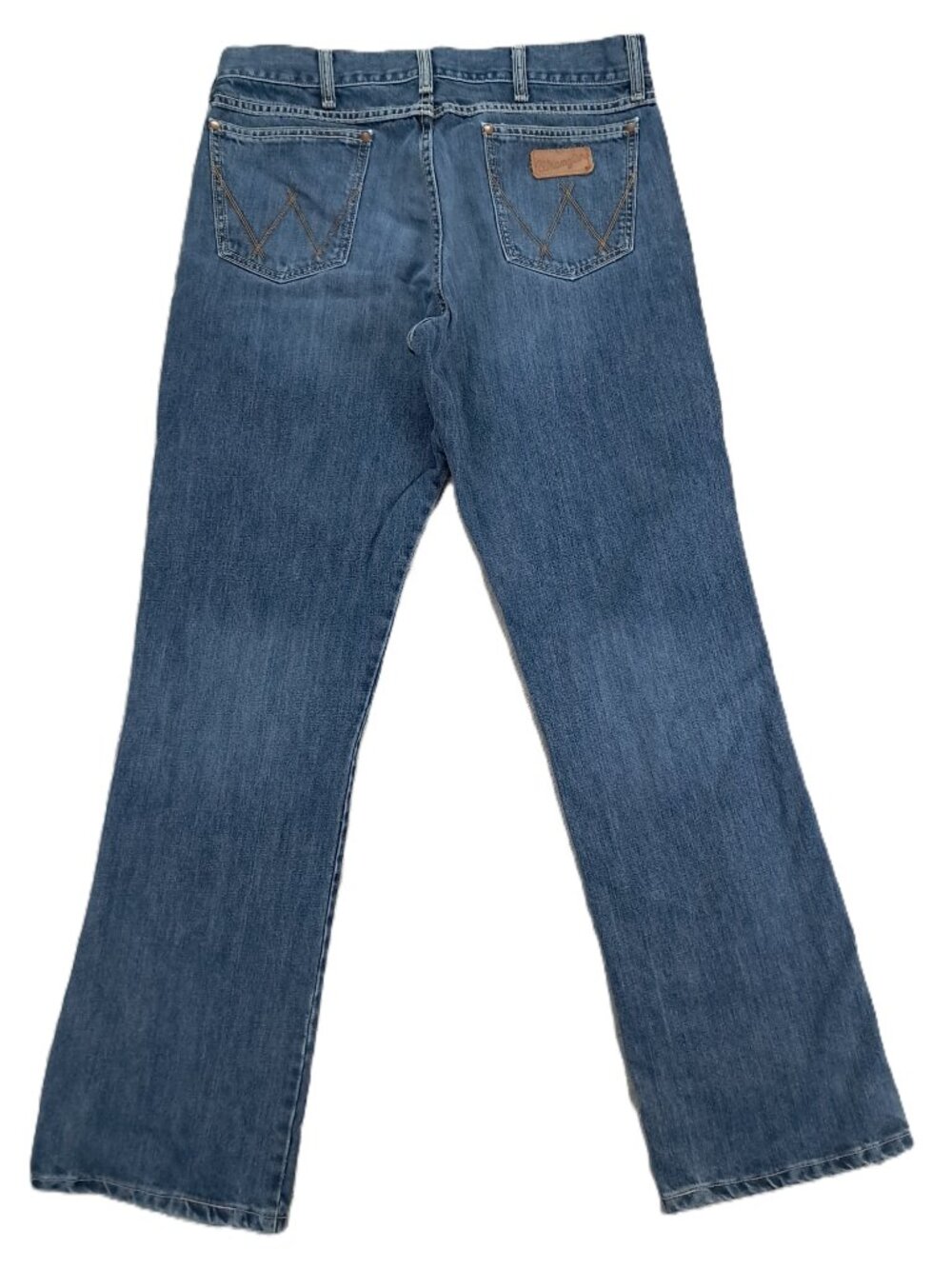 Wrangler Retro Jean Men 35x34 Relaxed Boot Cut Blue Denim 100% Cotton WRT20RT - Picture 2 of 11